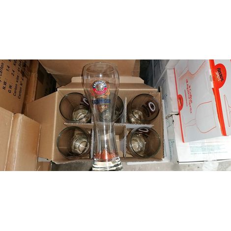Lot de 6 verres Erdinger - 50 cl - Verres à bière neufs et superbes