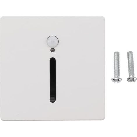 Éclairage d'escalier LED encastrable 3W avec détecteur de mouvement et capteur crépusculaire, 4000K, 110-240V, pour dressing ou couloir. (1/5)