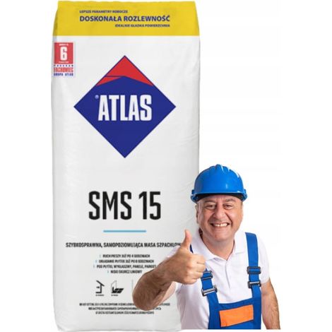 Enduit autonivelant Atlas SMS15 25 kg (1/2)