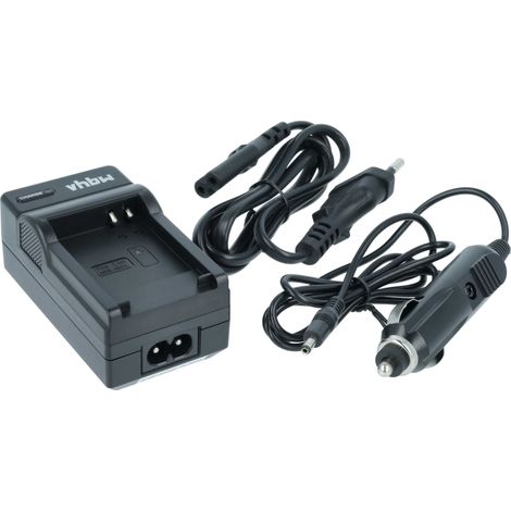 vhbw Ladegerät kompatibel mit Canon Vixia Mini X Kamera - Ladeschale, Kfz-Adapter Ladeanzeige (1/5)