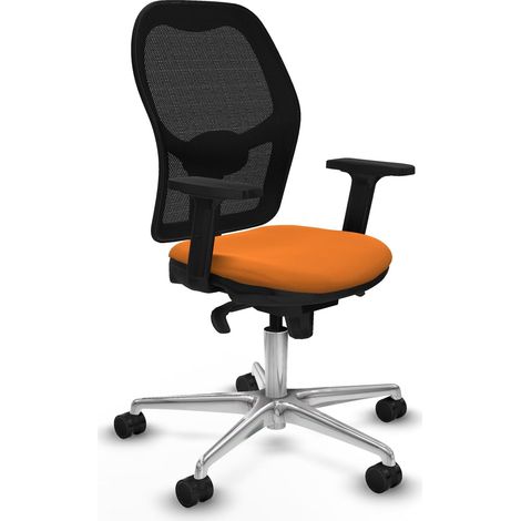 Bürostuhl piqueras y crespo Jorquera schwarz Mesh Kunstleder
