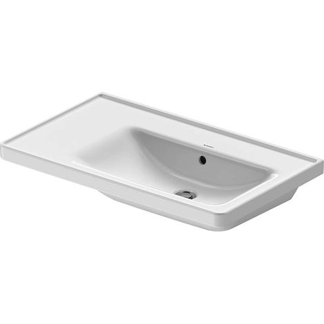 Duravit D-Neo Möbelwaschtisch, Becken rechts, 800x480mm, ohne (1/4)