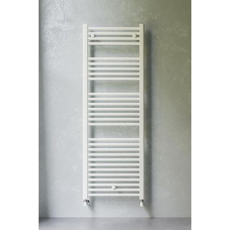 Termoarredo scalda salviette mod. san remo bianco diritto - h 1230 l 550 mm