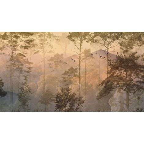 Papier peint panoramique - Forêt - 130 cm x 72 cm (1/2)