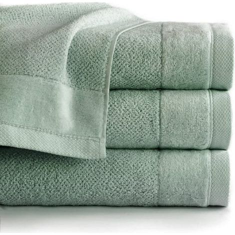 Asciugamano Vito 50x90 Verde 550g 100% cotone (1/4)