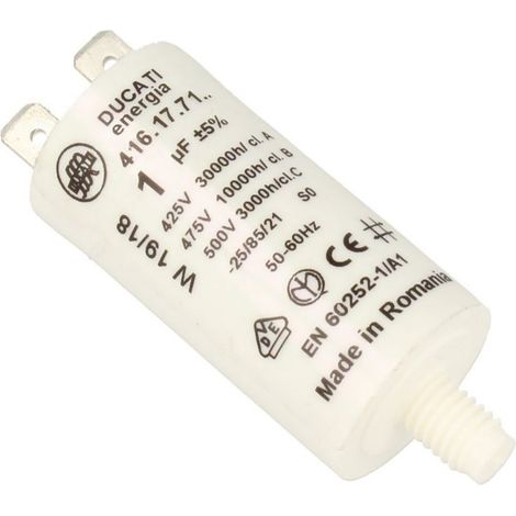 CONDENSATEUR 1 UF 450V SKL POUR LAVE LINGE - CAP500UN