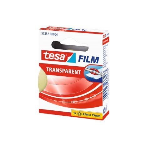 Nastro adesivo trasparente 15 mm x 33 m