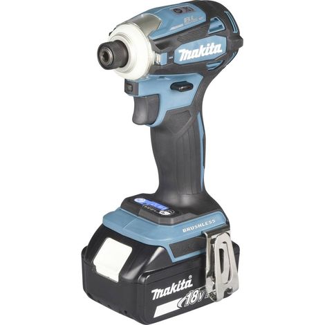 Makita – Visseuse à chocs sans fil DTD172RTJ – 18V 5Ah – Couple 180Nm – Moteur sans charbon pour durabilité – Technologie XPT (1/4)
