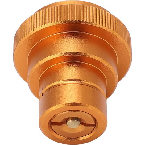 TR21 Schnellkupplungsadapter aus Messing und Aluminiumlegierung für CO2-Zylinder, 4"-Außengewinde, für DUO CO2-Zylinder (1/5)