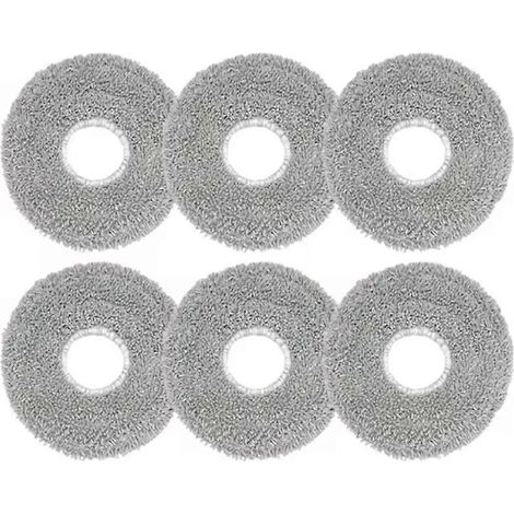 Lot de 6 patins de lavage pour 3i P10 Ultra pièces de rechange pour aspirateur robot chiffon de lavage (1/5)
