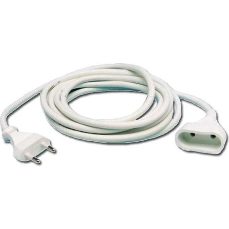 electricidad prolongador 2 mts cable manguera plana 2x1 bl 76305