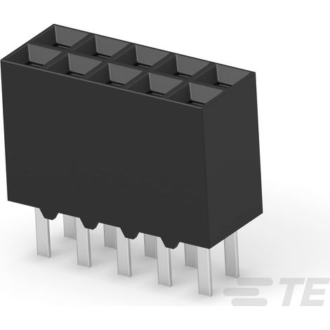 TE Connectivity Barrette femelle (standard) Nbr de rangées: 2 5-534206-5 1 pc(s)