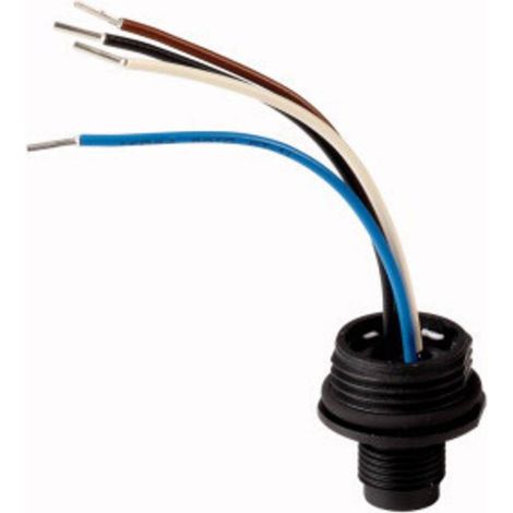 Eaton 266136 M12B Spina pannello M12 250 V IP66 1 pz.