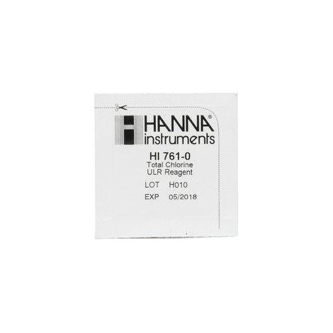 Reactivo para cloro total ultra bajo Hanna HI761-25 – 25 test