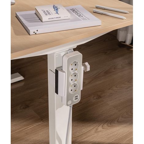 Support de Pieds de Table - NVZ5WL - Design innovant pour Un accès Pratique, Installation Facile sans Outils, Support multiprise, Support de Pied de Table (1/5)