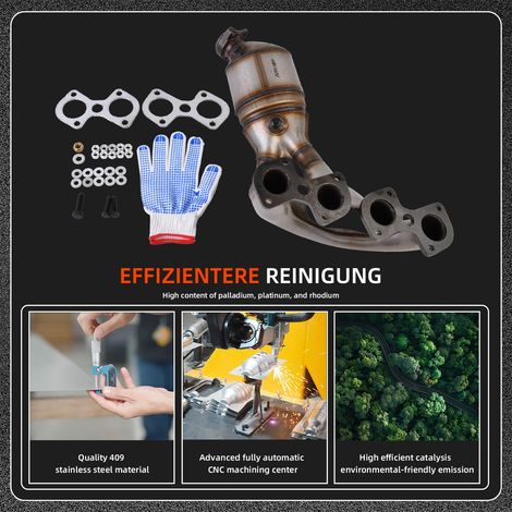 Convertisseur catalytique Euro 4/5 - Compatible Mercedes-Benz Classe C CLC Classe E SLK 180/200  Réf. A2711403009