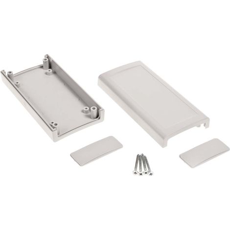 Boîtier RS PRO en Polycarbonate, 120.8 x 60.7 x 31.1mm, Gris clair IP53 ( Prix pour 1 ) (1/2)