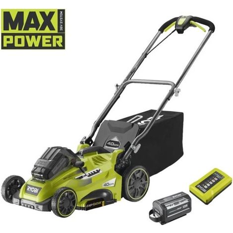 RYOBI Tondeuse 36V MaxPower - coupe 40cm - 1 batterie 6,0Ah - 1 chargeur - RLM36X41H60PG (1/10)