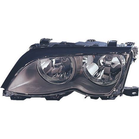 Phare avant gauche noire H7/H7 BMW Serie 3 E46 phase 2 2001-2005