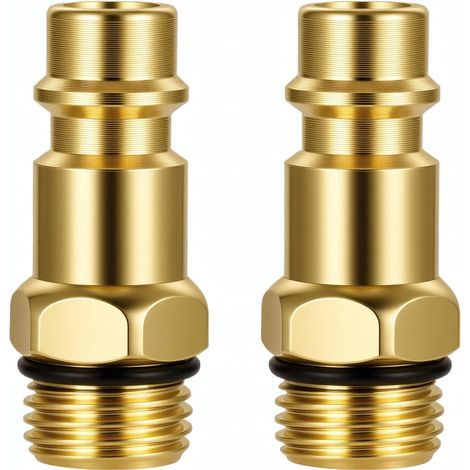 Raccords pour conduites d'air, raccords pour compresseurs d'air, kit de coupleur et bouchon 1/4", raccords