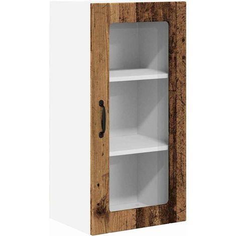 Meuble mural de cuisine,Armoire de cuisine avec porte Bois Ancien 40 x 31 x 80 cm CFW95186 (1/5)