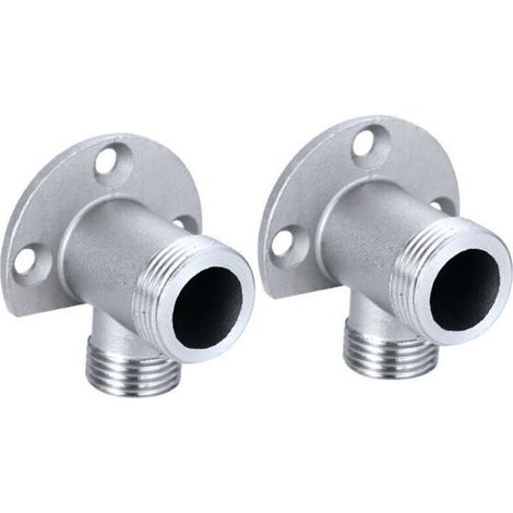 Kit d'installation pour connecter le tuyau pour robinet apparent. système de douche extérieur. mitigeur thermostatique. conversion encastré en surface (1/4)