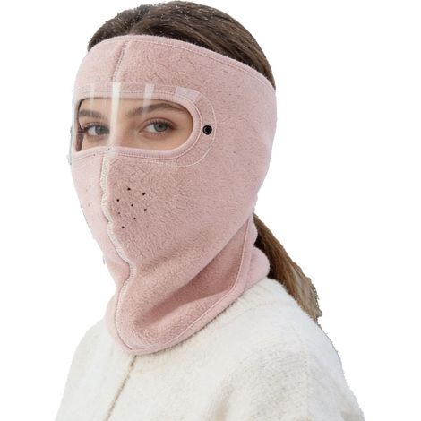 Skimaske - Mit Verstärktem Fleece Innenfutter Winterkapuze Mit Skibrille - Für Outdoor-Sportarten bei Kälte Radfahren Motorrad Snowboard (1/5)