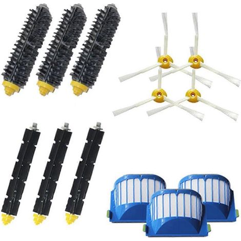 Kit de remplacement de brosses et filtres pour aspirateurs des séries 600, 610, 620, 625, 630, 650 et 660. (1/5)
