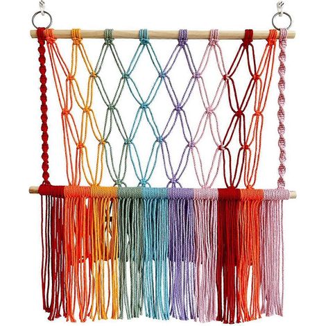 Tapisserie hamac rembourrée gain de place style bohème macramé,A-- (1/5)