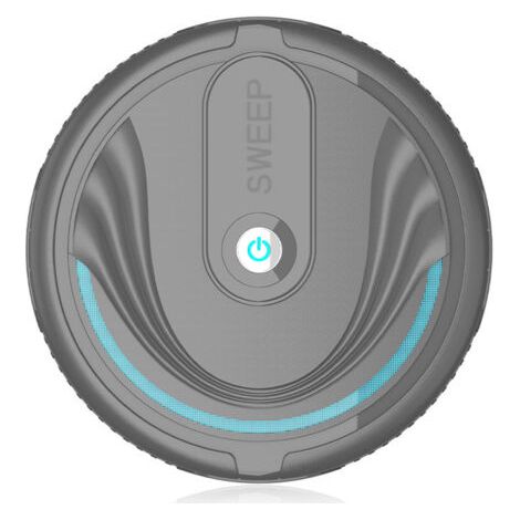 Aspirateur ultra fin à nettoyage automatique intelligent, noir, alimenté par batterie (1/5)