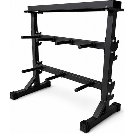 Soporte Para Mancuernas Y Barras Rack Para Gimnasio En Casa (1/5)