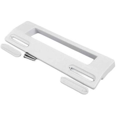 Poignée de réfrigérateur universelle blanche amovible, Poignée porte freezer - Entraxe trous de 90 mm à 170 mm-18560mm (1/4)