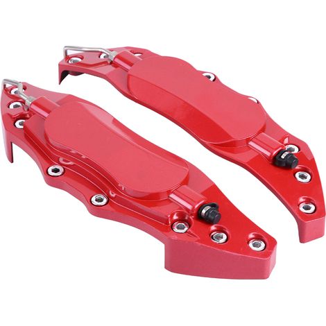 2 pièces Protection d'étrier de frein en aluminium pour roue 16-17 pouces, taille moyenne (1/5)