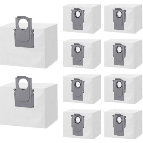 Set con 10 sacchetti di polvere e accessori per Xiaomi Roborock S8+/S8 Pro Ultra, S7 MaxV Ultra/S7 Pro Ultra, Q7+/Q7 Max+/Q5+/T8 sacchetti di polvere di ricambio per Roborock S7 (1/4)