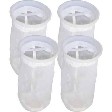 Filtre à Eau de Pluie - IBC - Lot de 4 - Nylon - Filtration Fine - Couleur Blanche (1/4)