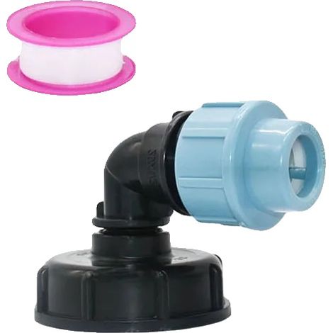 IBC Tankadapter, PE Rohrverbinder, Schnelle Installation, 20MM-B (1/2)