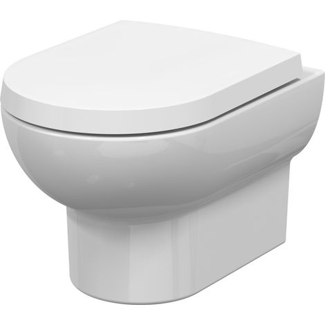 Nuie Isla Wall Hung Pan 520mm Projection - Excluding Seat