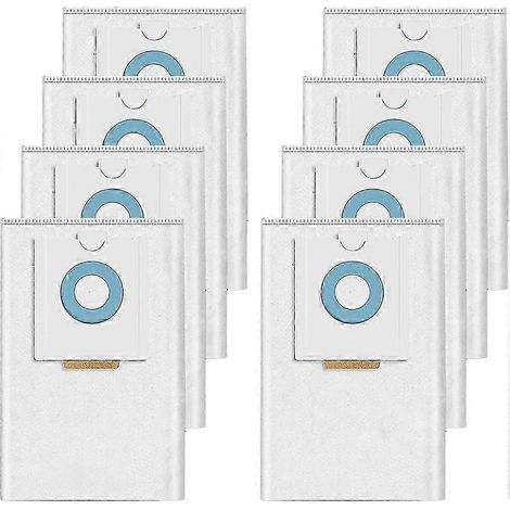 Lot de 8 sacs à poussière 496187, compatibles avec l'aspirateur autonettoyant CT 26/CTM 26 E/CTL 26E SC FIS-CT 26/5 blanc szrh21 (1/5)