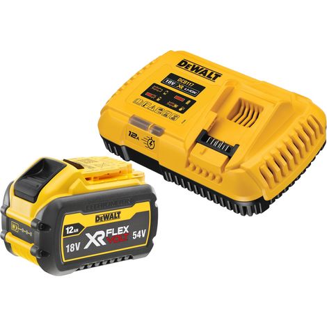 DeWalt DCB 117 Y1 Akku Starter Set 18 V Ladegerät 12 A + 1x DCB 548 Akku 12,0 Ah (1/4)