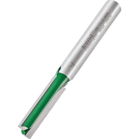C008 X 1/4 Tct Two Flute Cutter 6.3Mm X 25.4Mm
