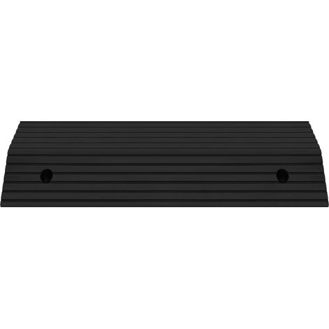 Rampe de seuil de pont 80x40x8 cm Caoutchouc