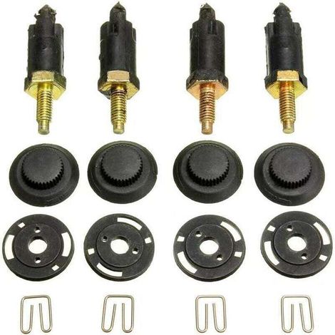 Kit de fijación de 4 piezas para la tapa del motor para motores 2.0 HDI, compatible con Citroën Berlingo, C4, C5, XU, Xantia, Xsara y Peugeot 206, 306, 307, 406, 607, 806, Expert, OEM 0137F6 13711, Cl