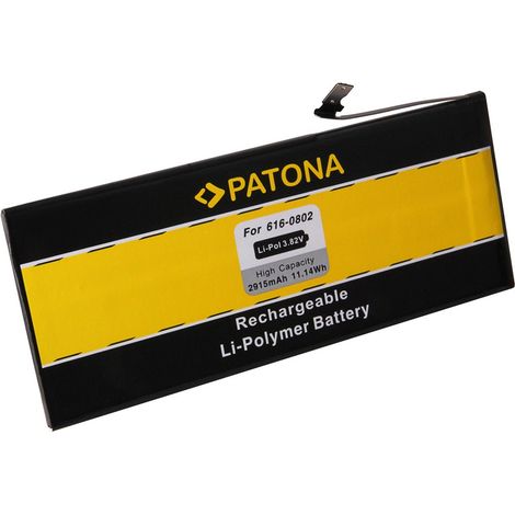PATONA Akku für Apple iPhone 6 Plus Iphone 6 Plus – 3,82 Volt 2915 mAh