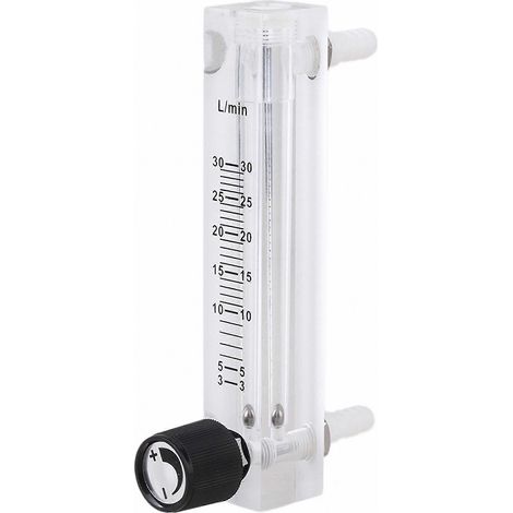 Débitmètre d'oxygène 3-30 LPM avec vanne de régulation de gaz (1/3)
