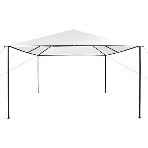 Tonnelle de jardin 4x4x3 m Blanc 180 g/m² CFW813970 (1/5)