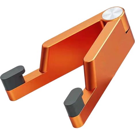 Support téléphone portable en alliage métallique pliable, support de bureau compact pour téléphone mobile, idéal pour les voyages. (1/5)