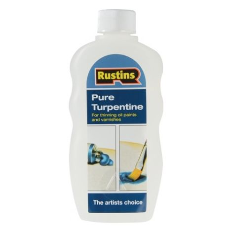 Rustins PURT500 Pure Turpentine 500ml RUS2237