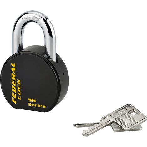 Lucchetto a chiave Fédéral Lock 720 UNIKEY (acquistane più pezzi, apribili con la stessa chiave), 63,5 mm, 2 chiavi - THIRARD (1/5)