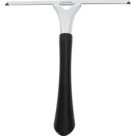 Raclette de douche multifonctionnelle en acier inoxydable, raclette de bain, outil de nettoyage de vitres pour miroirs et verres (1/5)