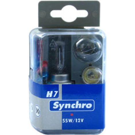 Coffret d'ampoules H7 55 W- 12V - 9 pieces